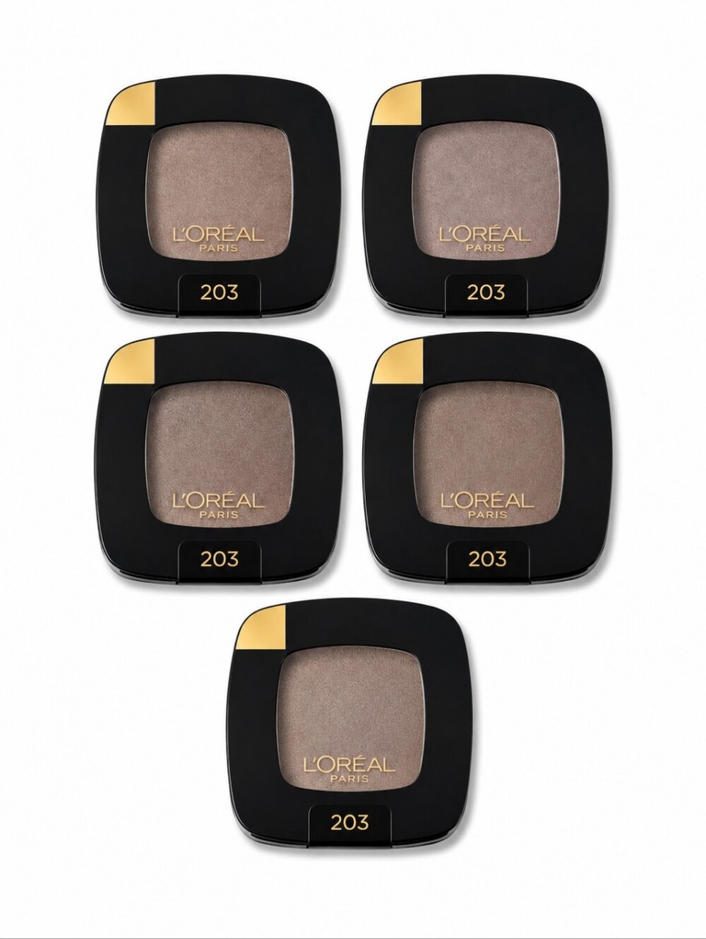5 x L'Oreal Paris Colour Riche Monos Eyeshadow 203 Cafe Au Lait Lot Of 5